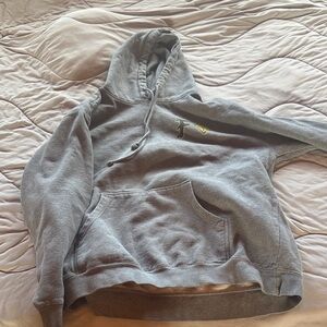 Gray Hoodie forward observation x mich team